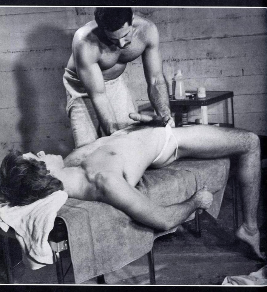 Vintage gay massage porn
