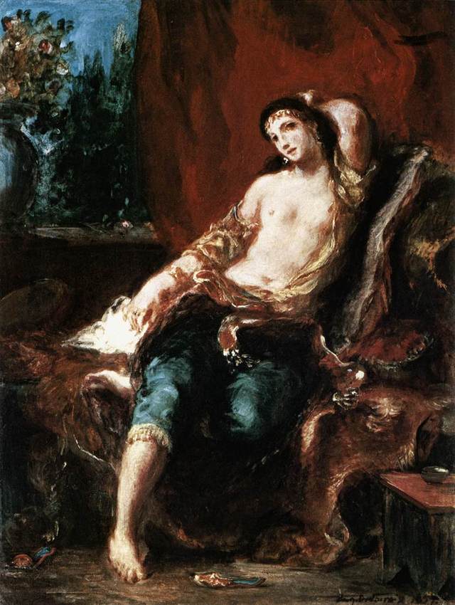 19th century gay porn nude art photography wikipedia commons eugene delacroix odalisque wga