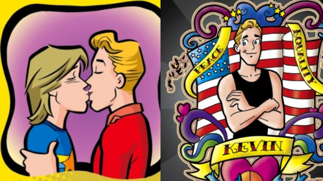 addicted to gay sex gay comics their kiss features bigpic archie