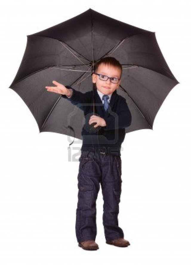 big black boy black white photo boy check under clothes irynarasko umbrella raining isolated