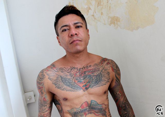 big daddy gay porn Pics porn cock his gay mexican amateur latino daddy alternadudes maxx sanchez tatted mouth shot load