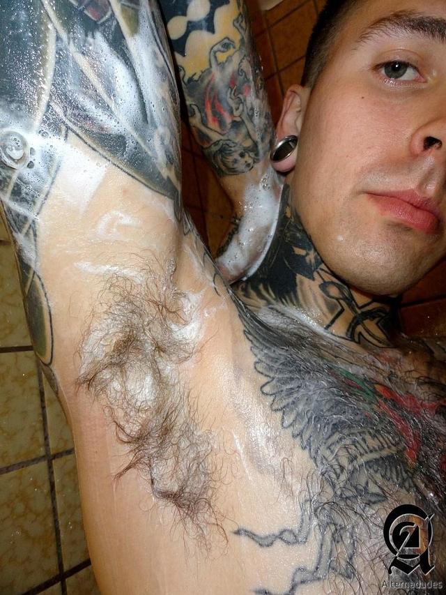 big penis gay porn porn cock gay tattoo jerking amateur guy alternadudes tatted hipster shower ruckus