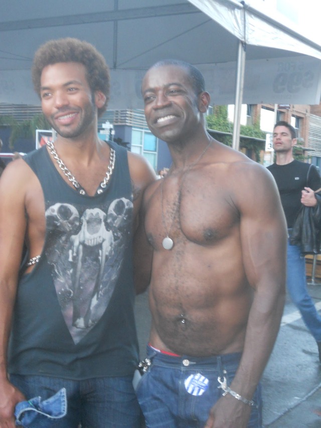 black hunk muscle muscle black smooth male couple folsom fair objectifying