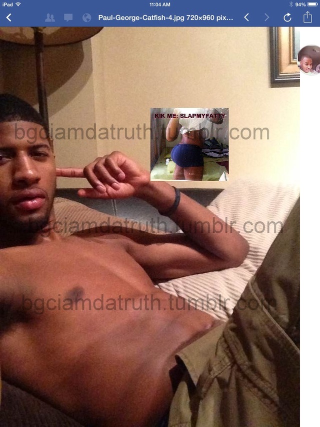 black naked males black gay nude man paul was player george half selfies basketball nba sending catfished