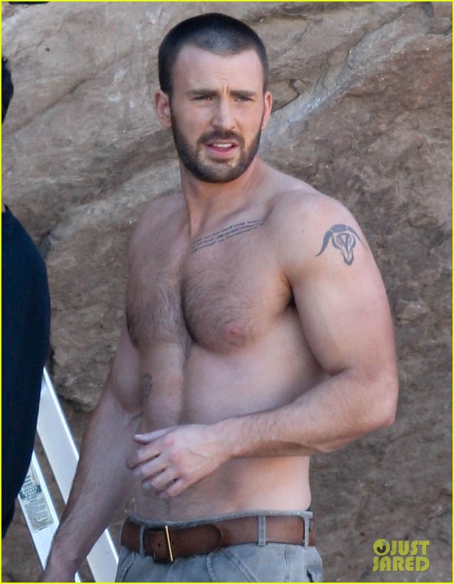 Chris Evans Porn magazine chris shirtless evans shoot details