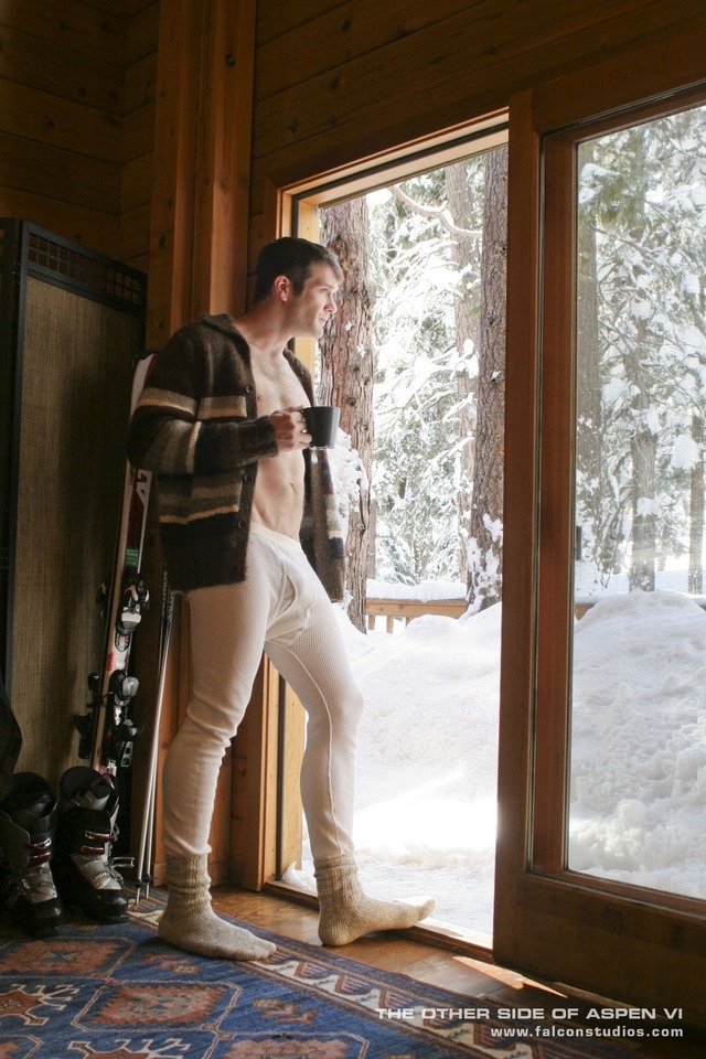 Colby Keller Porn from take sneak look snow bunny colbyk peak