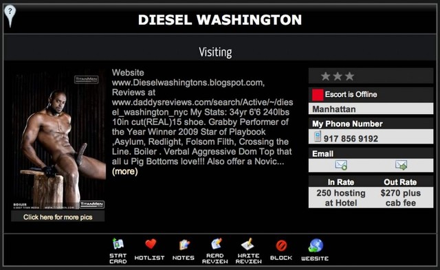 Diesel Washington Porn returns diesel best ever escort washington profile