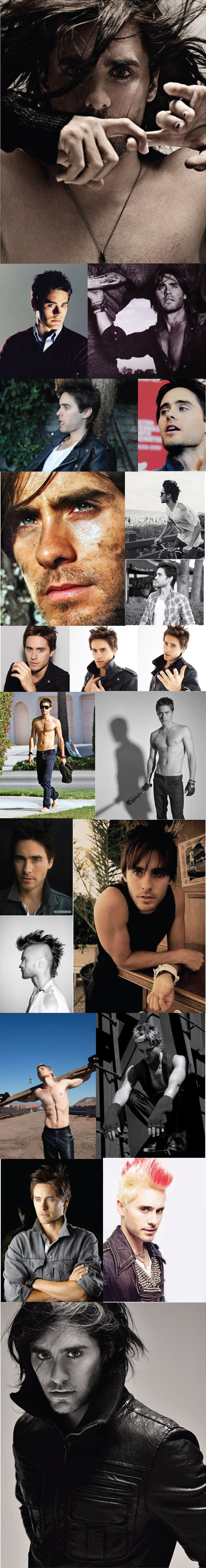 Jared Leto Gay Nude man day crush collage jared jaredleto leto seconds mars frontman