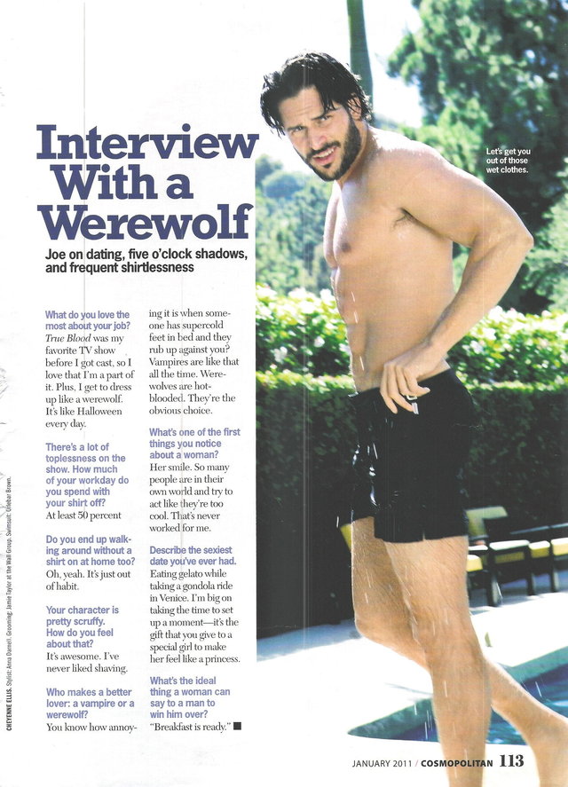 Joe Manganiello Porn shirtless joe manganiello cosmopolitan