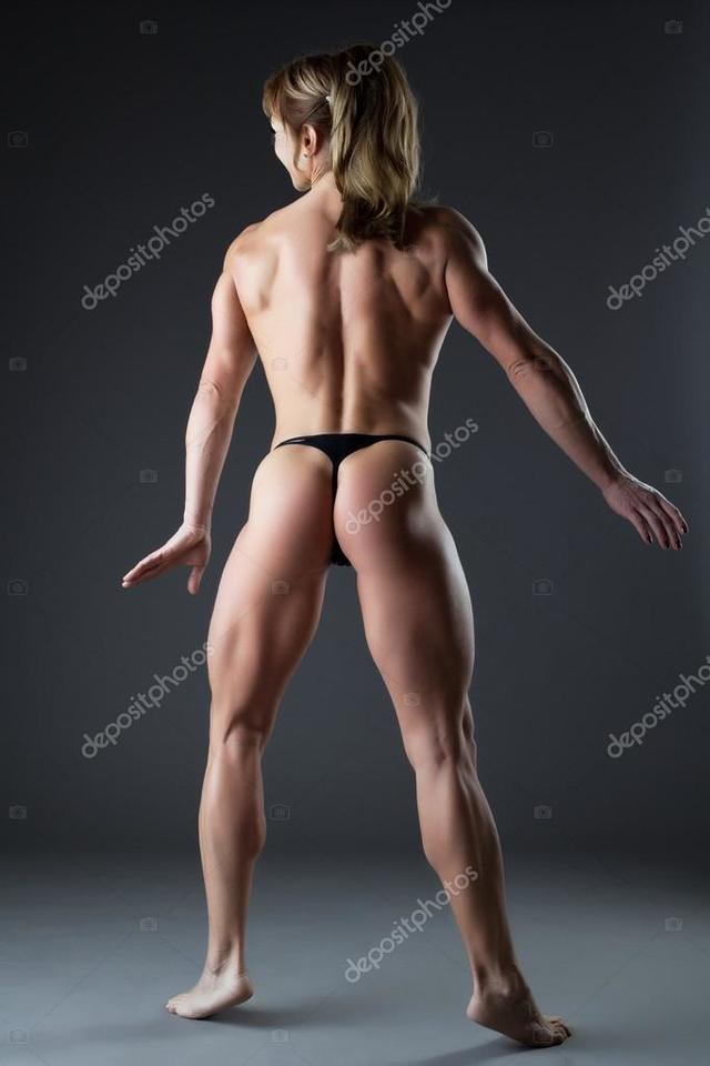 body builder naked photo posing body heavy woman depositphotos builder stock