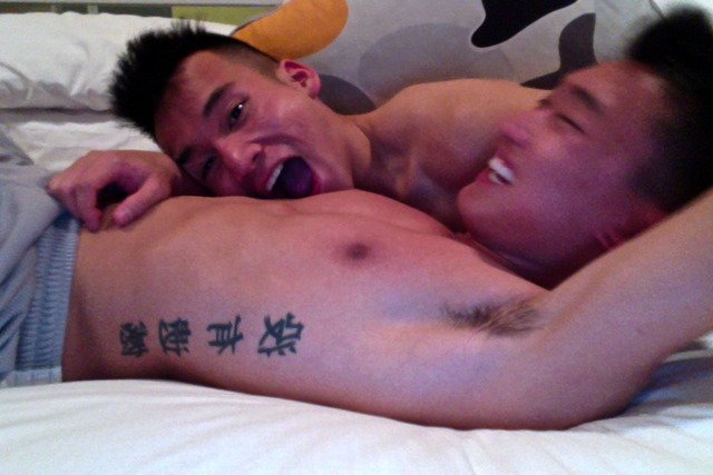 buff gay Asian porn couple asians
