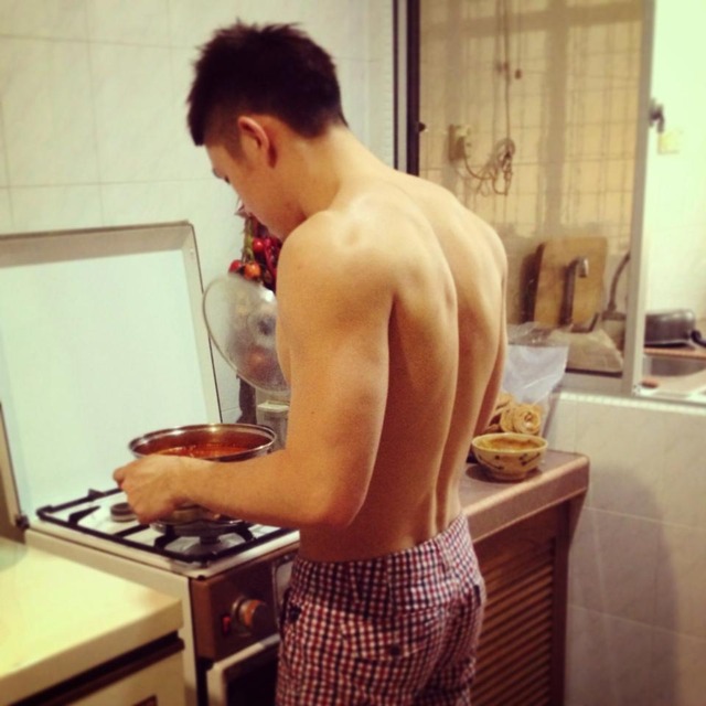 buff gay Asian porn part boys kitchen yummy mnkfratsvn zlb