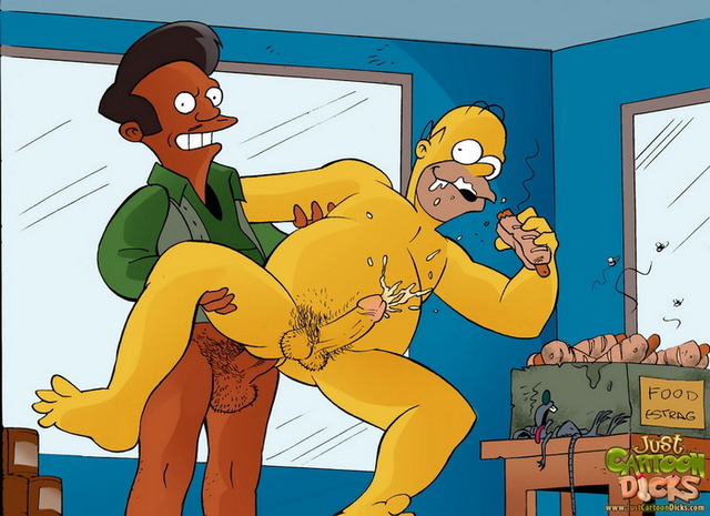 gay cartoon porn gay porno cartoon having fun simpsons actions characters