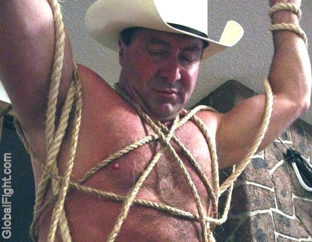 gay cowboy porn cowboy bondage bdsm tiedup