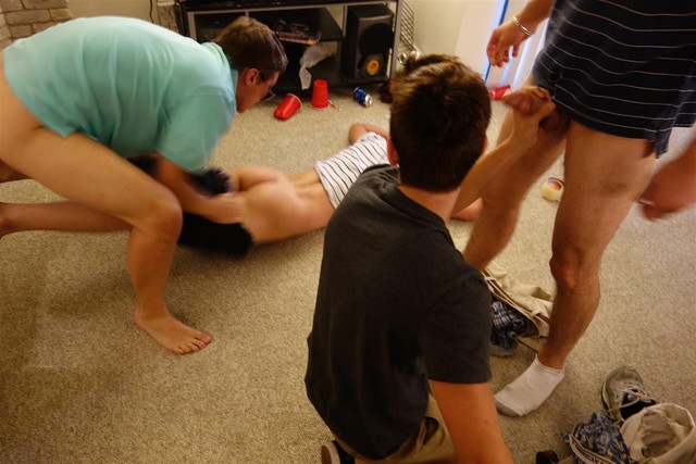 gay frat porn porn gets gay fucked amateur out bareback fraternity frat pledge barebacked drunk passed