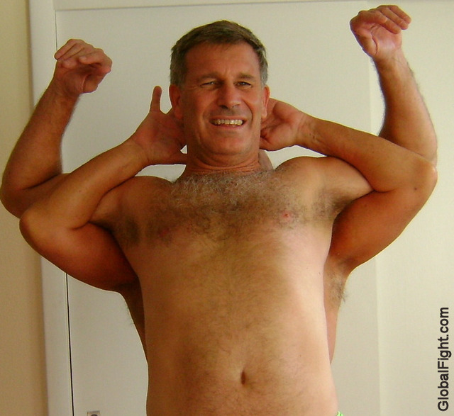 gay naked dudes hot hunky hairychest very shoulders muscledaddie