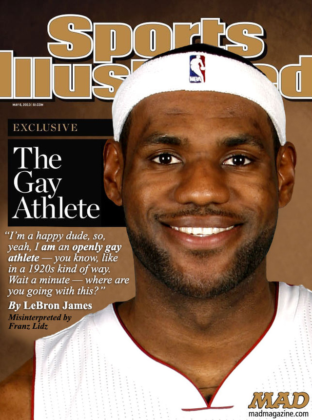 gay pictures magazine gay james athlete mad lebron