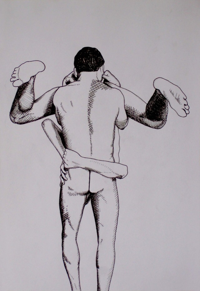 gay porn male sex gay orgy vintage male nude pornography cross art artist erotic retro francisco drawing drawn hurtz illustration inspired hatching
