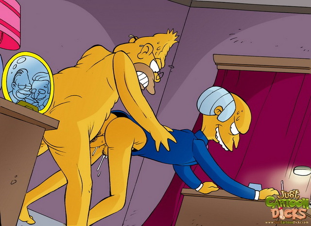 gay toon porn pic gay porno cartoon having fun simpsons actions characters