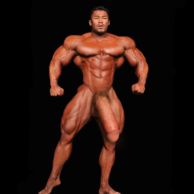 male bodybuilder penis hard thick bodybuilder nguyen wad musclemorph