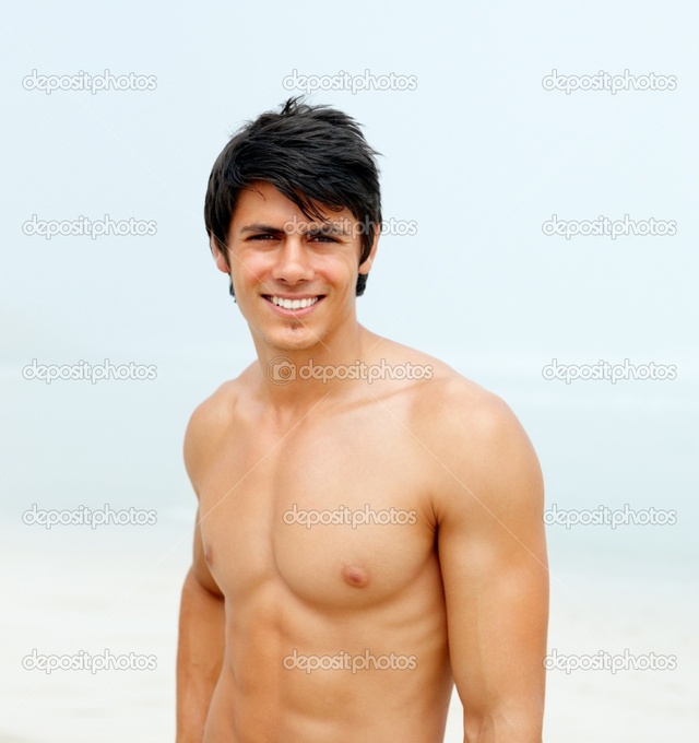 male bodybuilder penis man masculine strong depositphotos portrait smiling