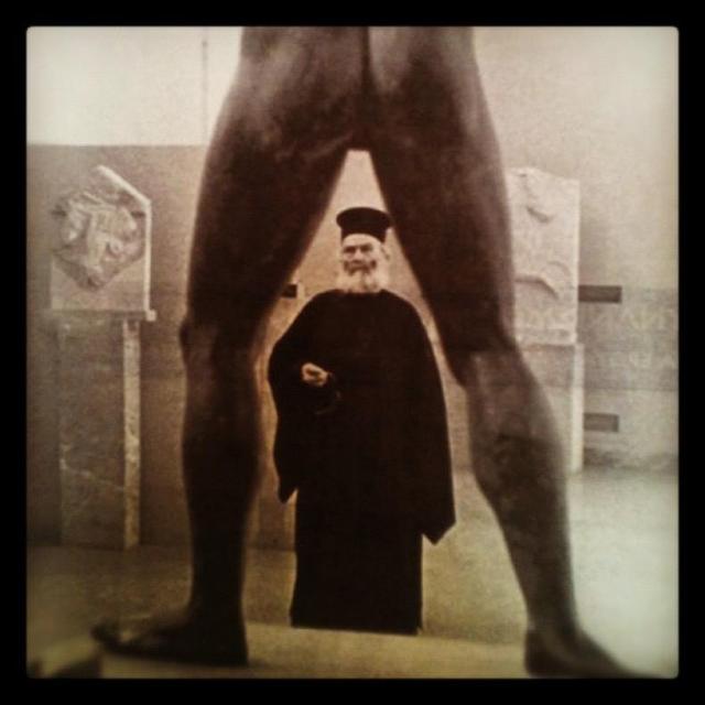 naked men with sex museum priest