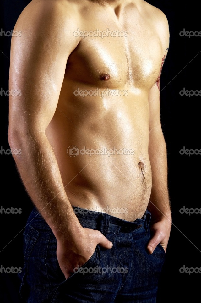 naked muscular guys naked muscular photo model male jeans depositphotos stock