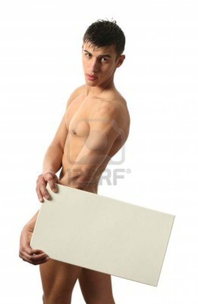 nude muscled men white muscular photo nude man board blank copy space covering isolated wrangel