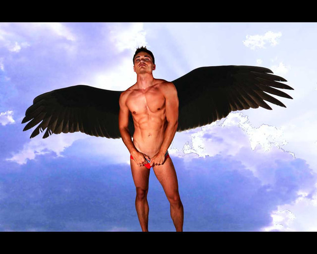 nude muscular males muscular male angel dark fullxfull listing sixpack