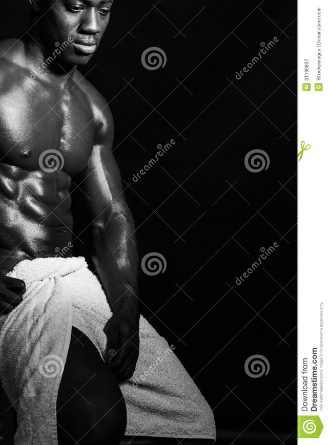 nude muscular males muscular model male nude young man himself free photography covering towel stock royalty wrapped