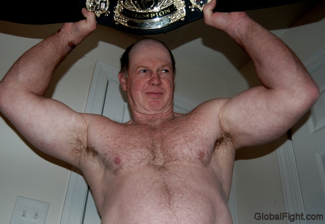 nude porn men man beefy wrestling champion