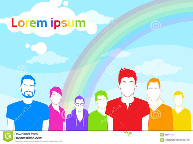 sex Picture gay man group gay people man stock same colorful icons rainbow illustration vector silhouettes