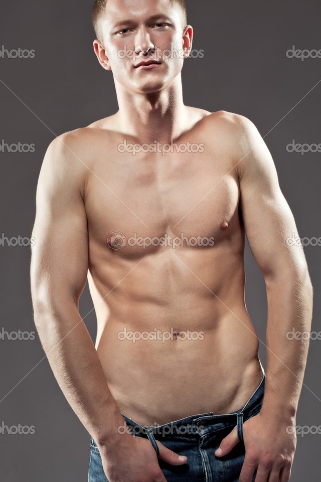 sexy pics man photo shirtless man sexy posing depositphotos stock