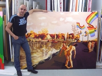 erotic Male Gay members imagesbig gay art paintings erotic male nude painting queer raphael perez