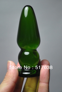 Gay men with toys wsphoto green glass pure crystal cock dildos penis anal plug beads toys female male font promotion fashion beauty gay men gifts