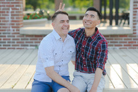 Interracial Gay Pics interracial gay couple asian american summer engagement session carson beach boston
