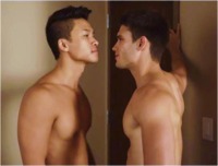 Asian Gay Pics squared when interracial tops collide