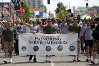 Military Gay Pics nationworld impact photo military gay pride parade san diegojpg nation ssf features memb