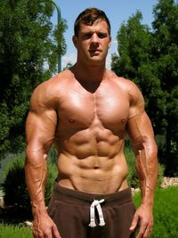 Muscle men Naked male bodybuilders muscles skykey 完美身材