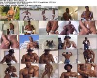 Adonis' big black cock dee black muscle hunks rock ebony adonis