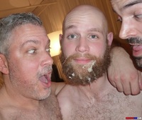 amateur gay men pics maverick men jed hairy bareback cum facial amateur gay porn real muscle guys barebacking bukkake