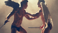 best new gay porn docs angels demons trailer still underwear gods battle gay porn stars andrew christians gripping fight sequence