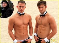 Channing Tatum Porn channing tatum matt bomer shirtless magic mike stills going hilarious