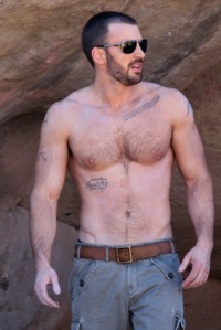 Chris Evans Porn chris evans shirtless hairy chest scruffy details magazine good morning heres