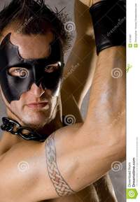 black gay guys pic gay guy black mask royalty free stock photography