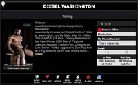 Diesel Washington Porn diesel washington escort profile returns best ever