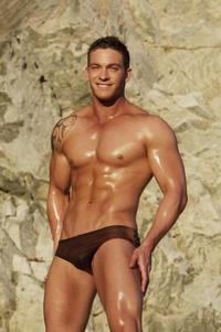 black hunk muscle brown black