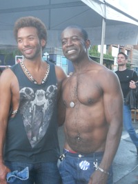 black hunk muscle smooth muscle black couple folsom fair objectifying male