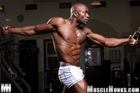 black hunk muscle smm pics mar muscle hunks sylvester randolph black ripped click visit