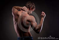 black naked males muscular naked man back royalty free stock photo